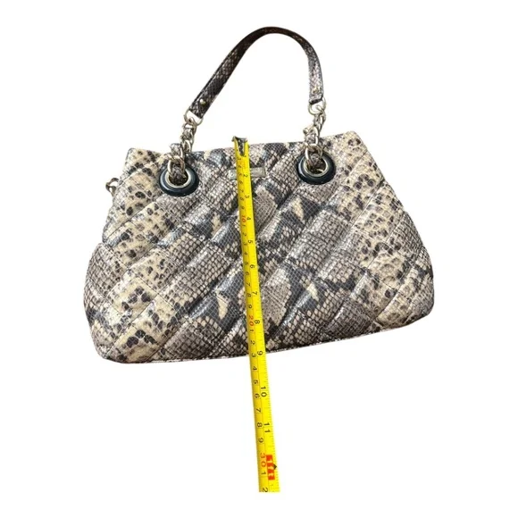 Kate Spade Maryann Quilted Snakeskin Chain Handle Shoulder Bag - Picture 11 of 13
